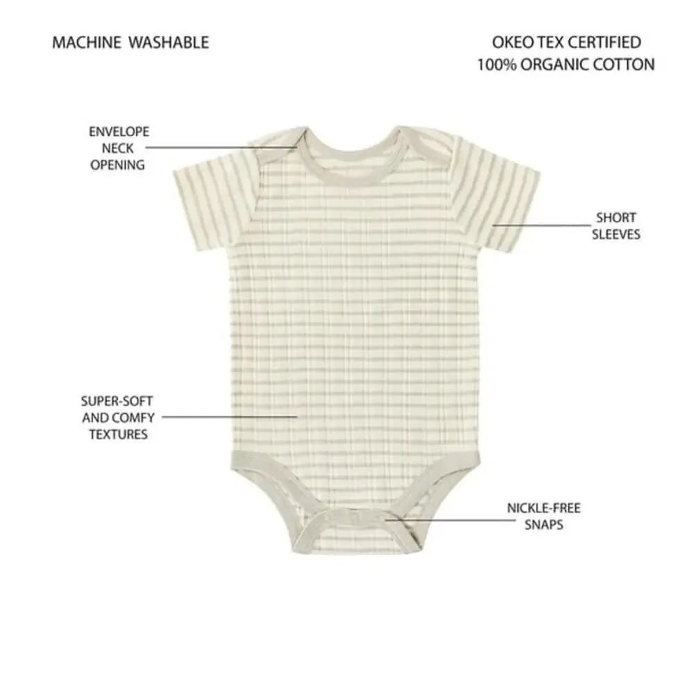 2PC Baby’s Organic Cotton Infant Onesie Bodysuit Size 18 months